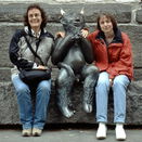 Teufliches Trio an der Marienkirche