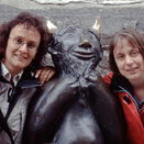 Teufliches Trio an der Marienkirche